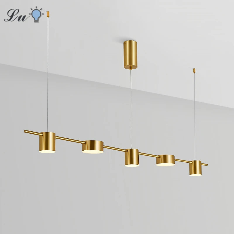 Modern LED Chandelier – Dimmable Ceiling Light for Living Room & Dining