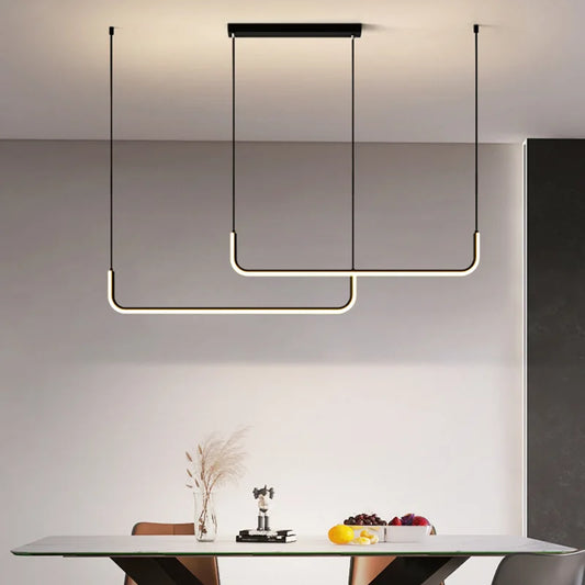 NordicAura™ Minimalist LED Pendant - Exclusive Indoor Lighting for Home & Office