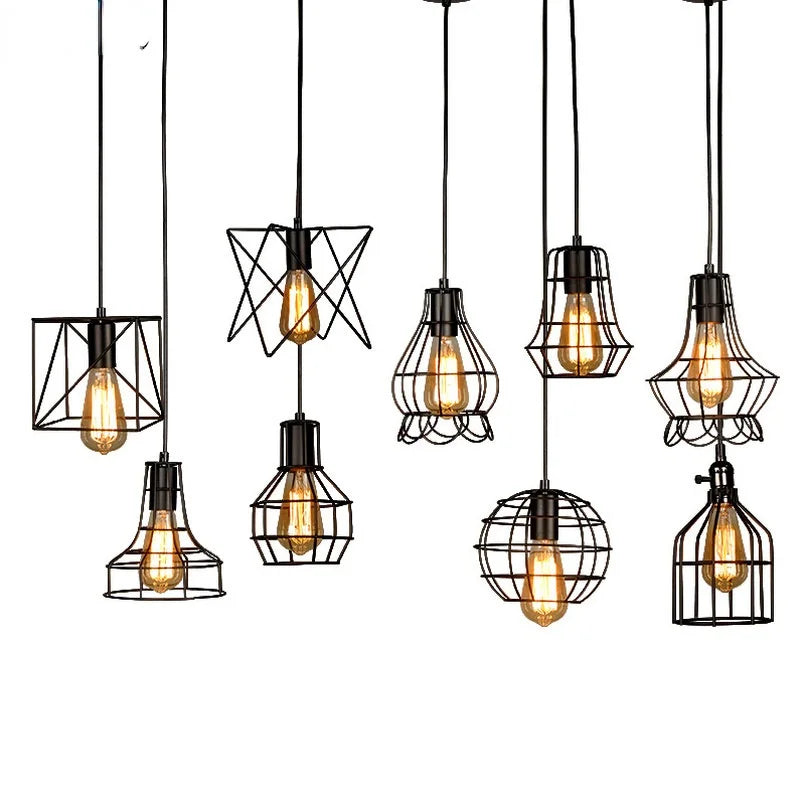 Modern Industrial Retro Pendant Lamp - Stylish Lighting for Dining & Kitchen