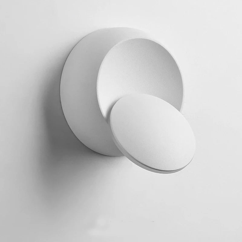 5W LED Modern Wall Lamp - 350° Rotatable Wall Sconce for Living Room, Bedroom, and Home Decor