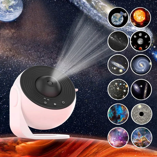 LED Galaxy Projector – 360° Starry Sky Night Light For Kids' Room & Gifts