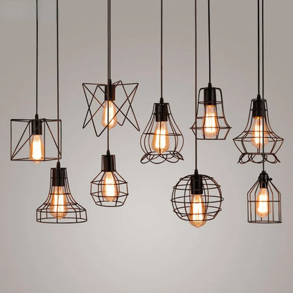 Modern Industrial Retro Pendant Lamp - Stylish Lighting for Dining & Kitchen