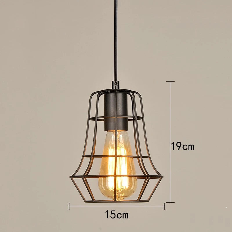 Modern Industrial Retro Pendant Lamp - Stylish Lighting for Dining & Kitchen