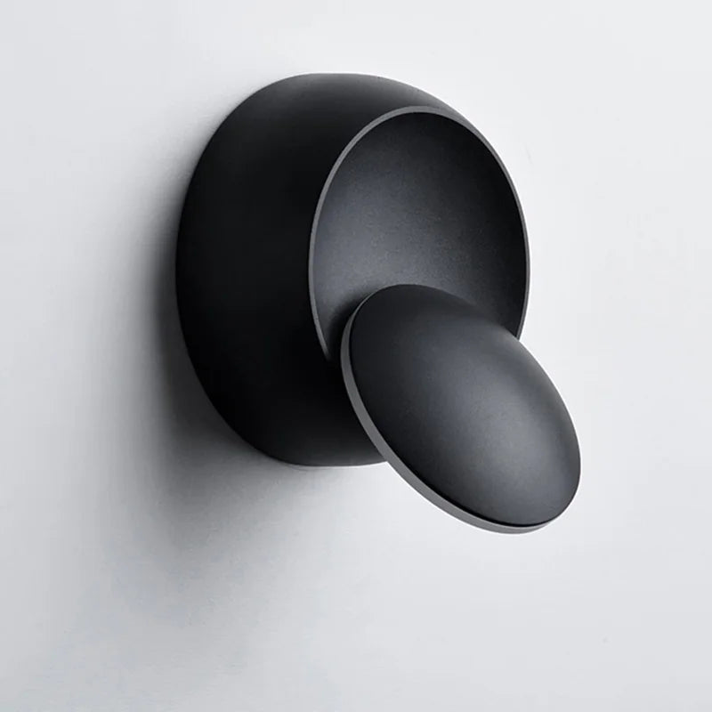 5W LED Modern Wall Lamp - 350° Rotatable Wall Sconce for Living Room, Bedroom, and Home Decor