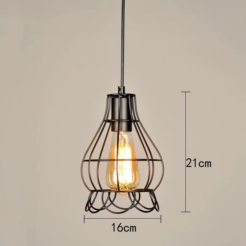Modern Industrial Retro Pendant Lamp - Stylish Lighting for Dining & Kitchen