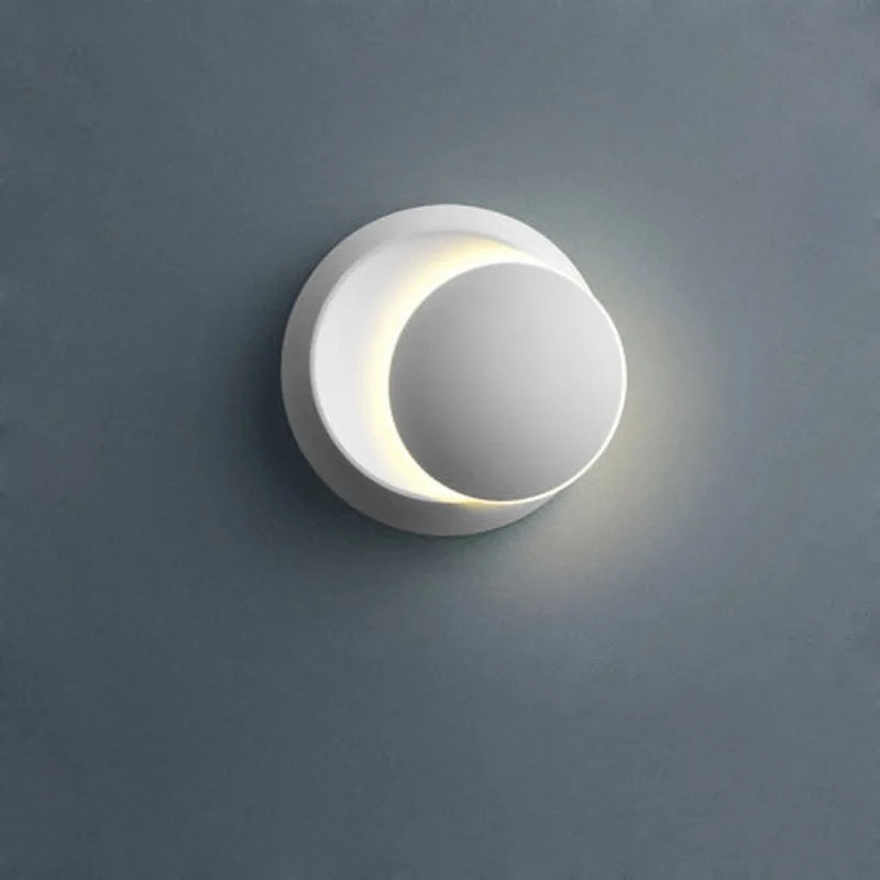 5W LED Modern Wall Lamp - 350° Rotatable Wall Sconce for Living Room, Bedroom, and Home Decor