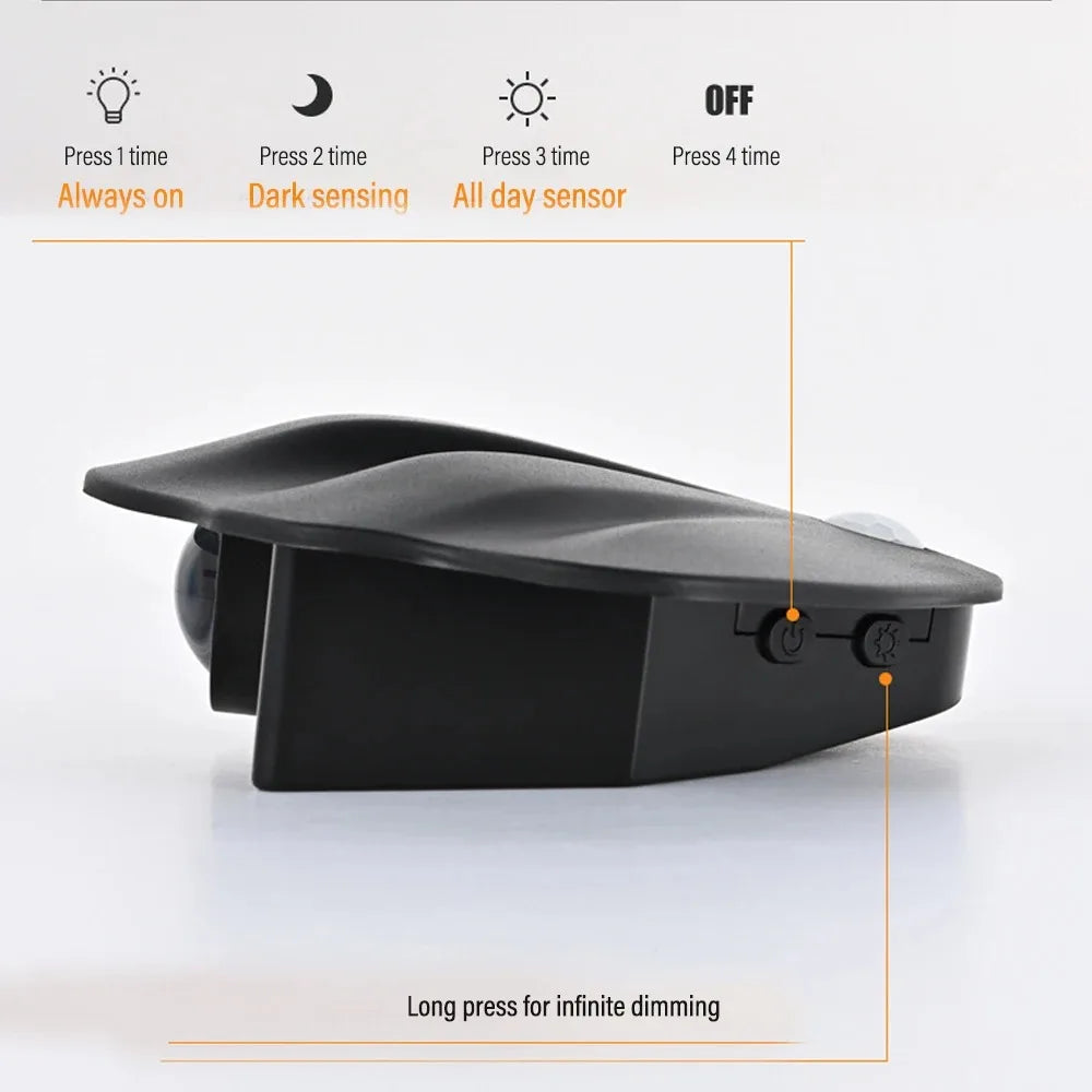 LED Night Light - Motion Sensor Shell Shaped Spotlight with USB Rechargeable Battery