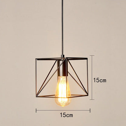 Modern Industrial Retro Pendant Lamp - Stylish Lighting for Dining & Kitchen