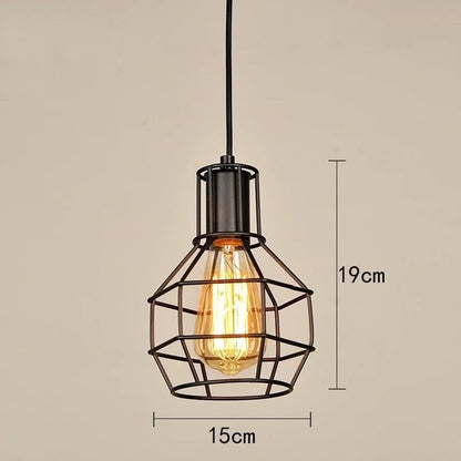 Modern Industrial Retro Pendant Lamp - Stylish Lighting for Dining & Kitchen