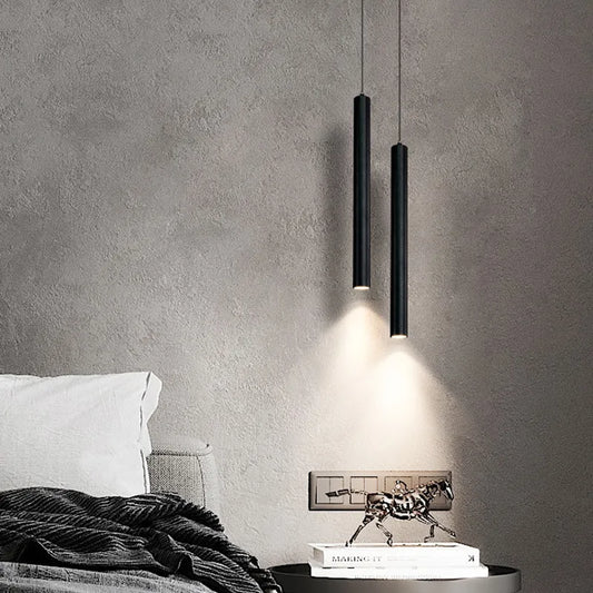 Elegant Modern Nordic LED Pendant Lamp - Minimalist Double Head Chandelier