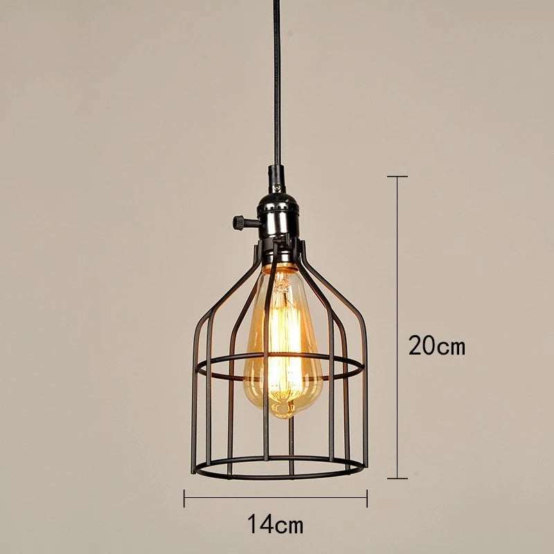Modern Industrial Retro Pendant Lamp - Stylish Lighting for Dining & Kitchen