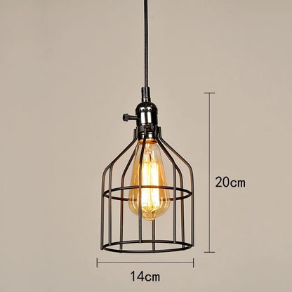 Modern Industrial Retro Pendant Lamp - Stylish Lighting for Dining & Kitchen