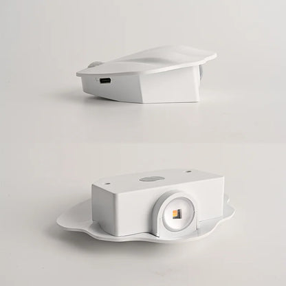 LED Night Light - Motion Sensor Shell Shaped Spotlight with USB Rechargeable Battery
