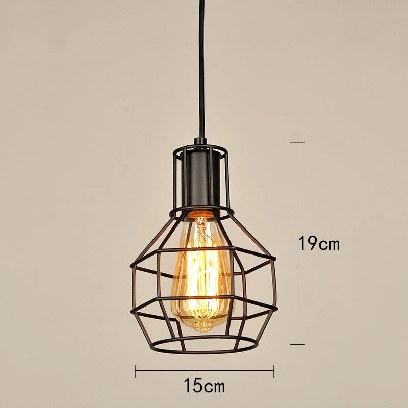Modern Industrial Retro Pendant Lamp - Stylish Lighting for Dining & Kitchen