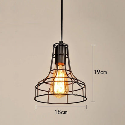 Modern Industrial Retro Pendant Lamp - Stylish Lighting for Dining & Kitchen